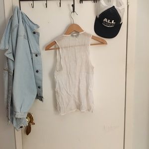 jack Tops - white button up blouse jack Tops - white button up blouse